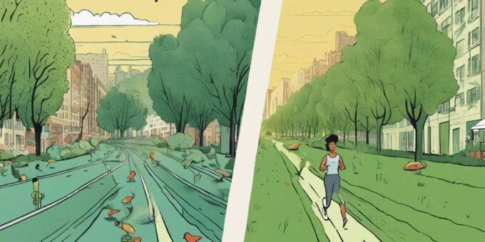 comparing urban and suburban