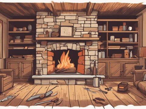 diy fireplace construction instructions