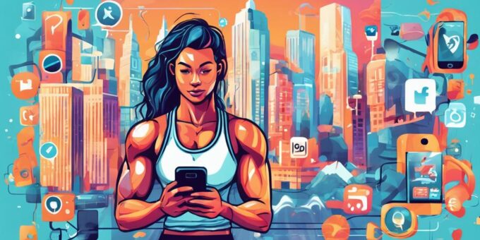 social media for fitness