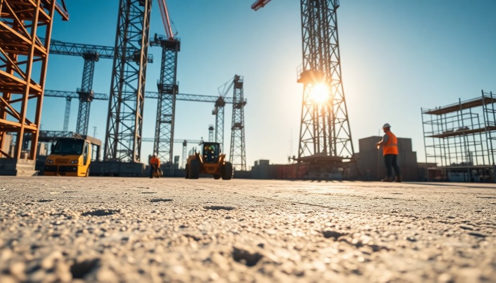 concrete in industrial projects